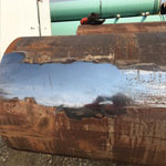 Grinding external pitting 7