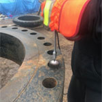 Grinding Flange Hole
